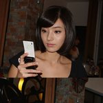 최근 미용실에서 한채영 직찍! 코 <b>높이</b>가 장난이 아닌데...