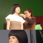 특이한 <b>헤어</b>스타일의 임수정