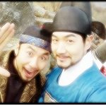 <b>한상진</b>이 미니홈피에 공개한 무한도전과 이산의 만남 직찍