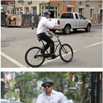 자전거 탄 브래드 피트, 마을 <b>이장</b>님 포스?ㅋㅋㅋㅋ