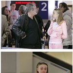 다코타 패닝 <b>연분홍</b>트레이닝 입고 공항에서!~넘 예쁘다~