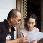 수애 최근 영화 촬영장에서 <b>이준익</b> 감독과 직찍