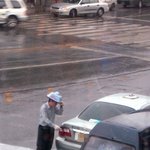 <b>비오</b>는날 택시기사님의 센스