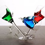 와인잔, 순간포착의 美