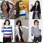 올봄 완전 유행<b>예감</b>☆스트라이프!!누구패션이 제일이뻐?