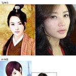 중국 <b>화가</b>가 그렸다는데.. 한가인,장나라 등등