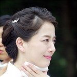 고 변중석 <b>여사</b>의 장례식장에서 노현정씨.