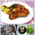 청경채 닭다리 조림