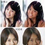 여자 연예인들! 피부가 까맣게 태어났다면?
