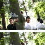 날씬한 남상미? <b>나무</b>에 몸이 다 가려지네!