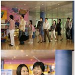 훌쩍 큰 베스킨라빈스 소녀, <b>cf</b> 촬영 현장