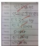 한 남고생의 <b>안습</b> 답안지