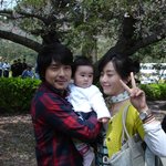 온에어팀 <b>소풍</b>가서~ 송윤아와 박용하 부부느낌!
