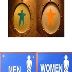 세계 <b>각국</b>의 화장실 표지판