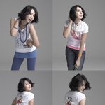 윤은혜 다리가 길고 가늘어 보이는 명랑한 <b>의류</b> 화보