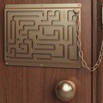 미로로 된 현관문 안전고리!