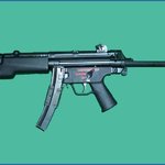 레이저 빔라이트 <b>장착</b>된 mp5