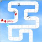 길에 <b>장애물</b> 놓아 풍선 터트리기. '벌룬 디펜스2'