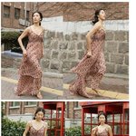 한은정 한겨울, 홑겹 섹시드레스로 <b>거리</b>에?