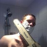 그러다 <b>면도</b> 하겠니? 그러다 목 썰겠다?