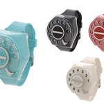 레트로 전화기? 전화 다이얼 모양의 손목시계!