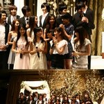 결혼식 축가 부르는 소녀시대~! <b>요정</b> 강림하셨네!