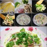 양송이 크림 스파게티 만들기