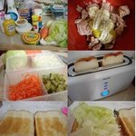 <b>참치</b> 샌드위치 만들기~!