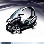 3륜 하이브리드 오토바이 !!