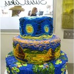 고흐와 <b>모네</b>의 작품을 표현한 케이크! 예술~