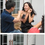 <b>자연</b>스럽게 웃으며 인터뷰하는 손예진 직찍