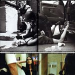 테러와의 전쟁 이미지 차용한 패션 화보