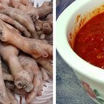 땀흘리며 먹는  후끈후끈 불<b>닭발</b>!