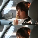 차안에서 빵먹다 딱걸린 <b>이현지</b>, 그래도 귀여워ㅋ