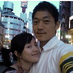 김보민아나, <b>꼬물</b>아빠랑 고베밤거리에서 작렬하는 셀카~