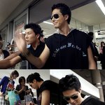 조인성 일본 하네다에서 <b>환대</b>