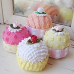 예쁜 컵<b>케익</b> 핀쿠션