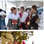 정말 화려한 기모노의상들~이걸 입고 <b>성인식</b>한다네요~!