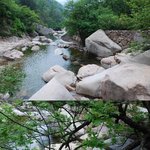 중국 하천의 <b>바위</b>들