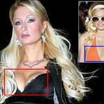 패리스 힐튼 <b>d컵</b> 가슴!성형 전후(?) 비교!