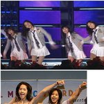 폴짝 뛰면서도 <b>표정</b>관리하는 소녀시대