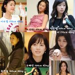 알수 없는 그녀들의 키와 몸무게..