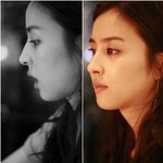 한혜진의 <b>결점</b>없는 옆얼굴 라인! 사람이야? 인형이야?;