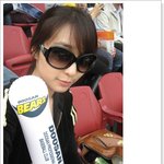 <b>ex</b> 이상미, 야구장에서 직찍! 스타일도 좋아졌네