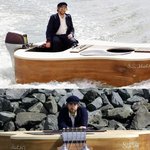 기타를 타고 바다위를 항해한다? '기타 보트'