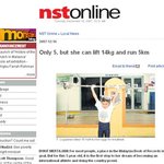 15kg 역기 번쩍, 5km <b>완주</b> ‘5살 강철 소녀’