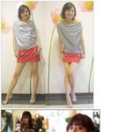 빨간 미니스커트 입은 이영은, 각선미가 <b>훌륭</b>해