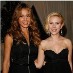 완전 복고단발 한 스칼렛 요한슨, <b>elle</b> 파티에서