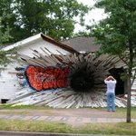 슈퍼맨이 지나간 집!