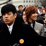 권상우 대통령 <b>취임식</b>에서의 모습들~(+류시원도 함께)
